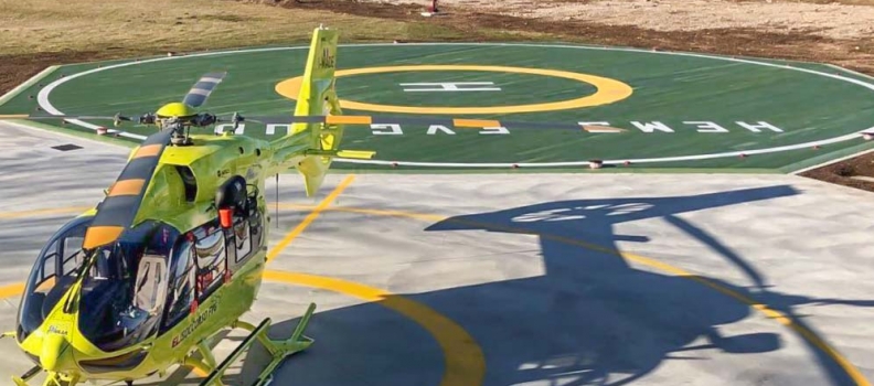 I prodotti Helipad Industries scelti per la realizzazione del primo Eliporto – base del servizio medico di emergenza con elicotteri (HEMS) del Friuli Venezia Giulia